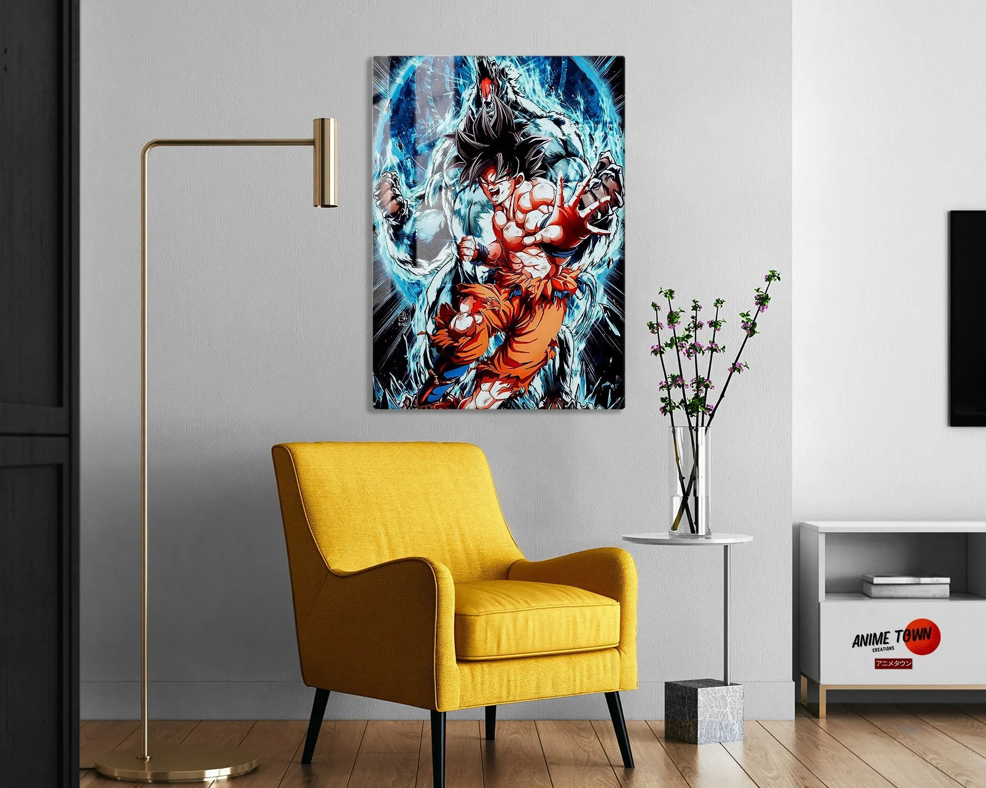 Dragon Ball Goku Inner Beast Metal Poster