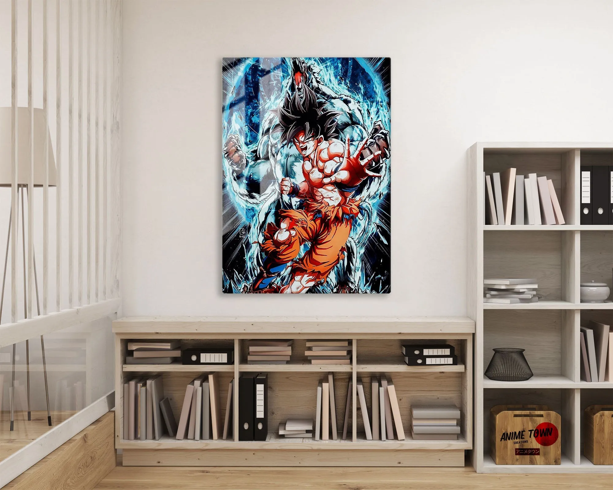 Dragon Ball Goku Inner Beast Metal Poster