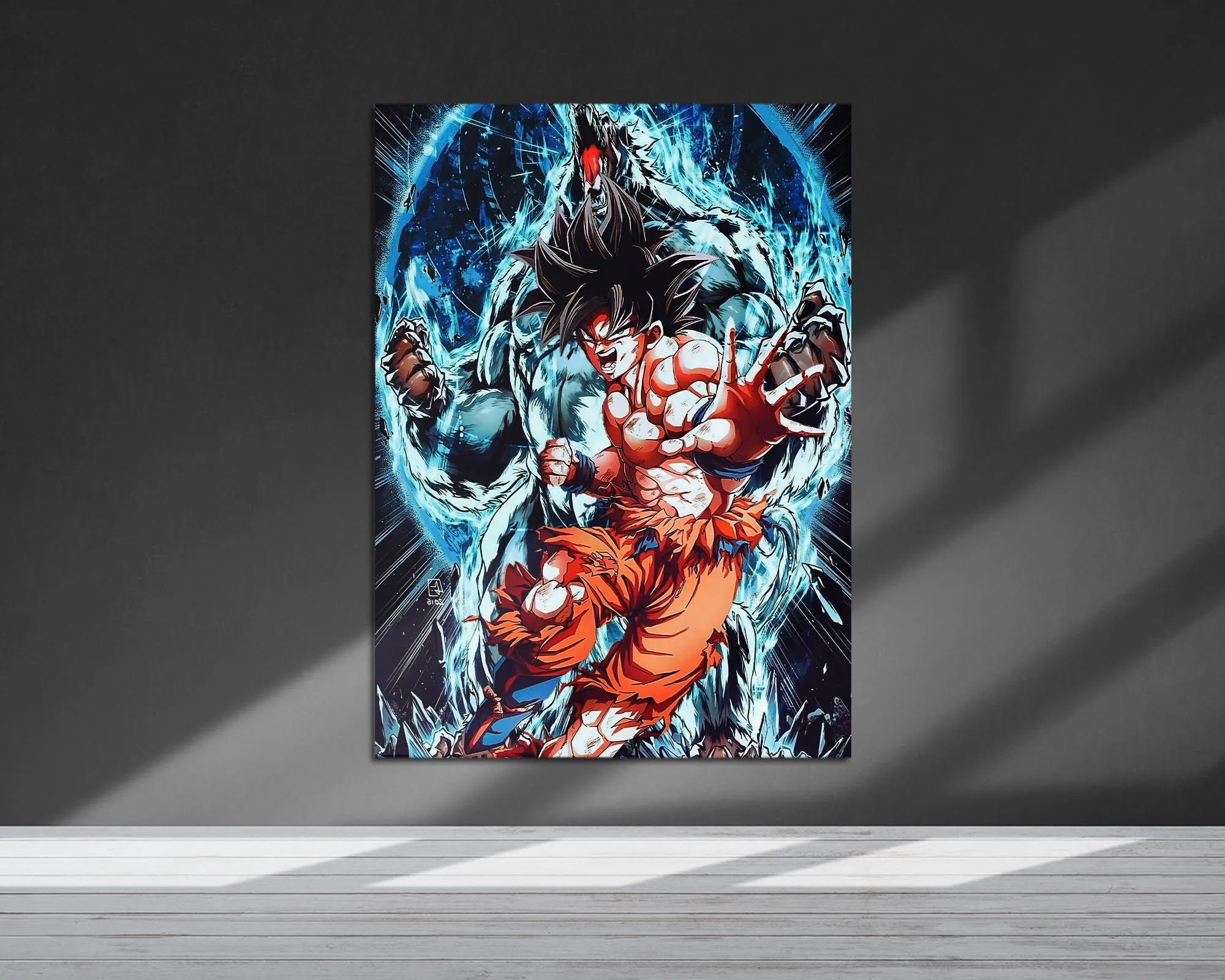 Dragon Ball Goku Inner Beast Metal Poster