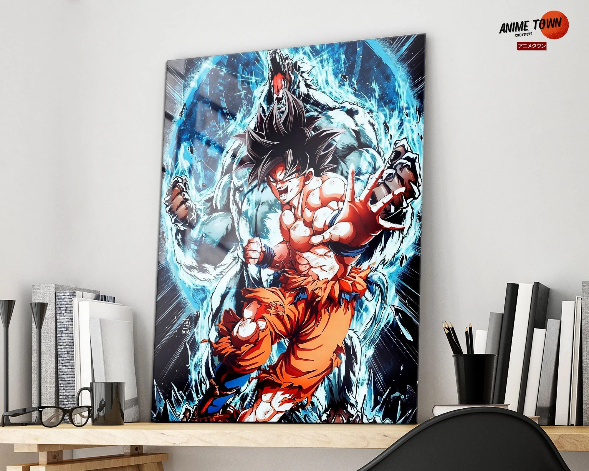Dragon Ball Goku Inner Beast Metal Poster