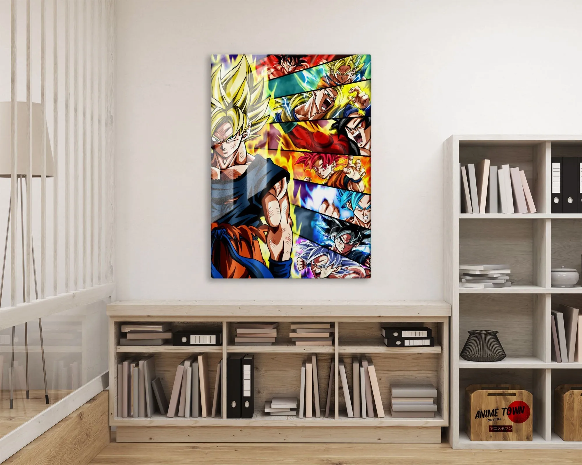 Dragon Ball Super Saiyan Forms Metal Poster