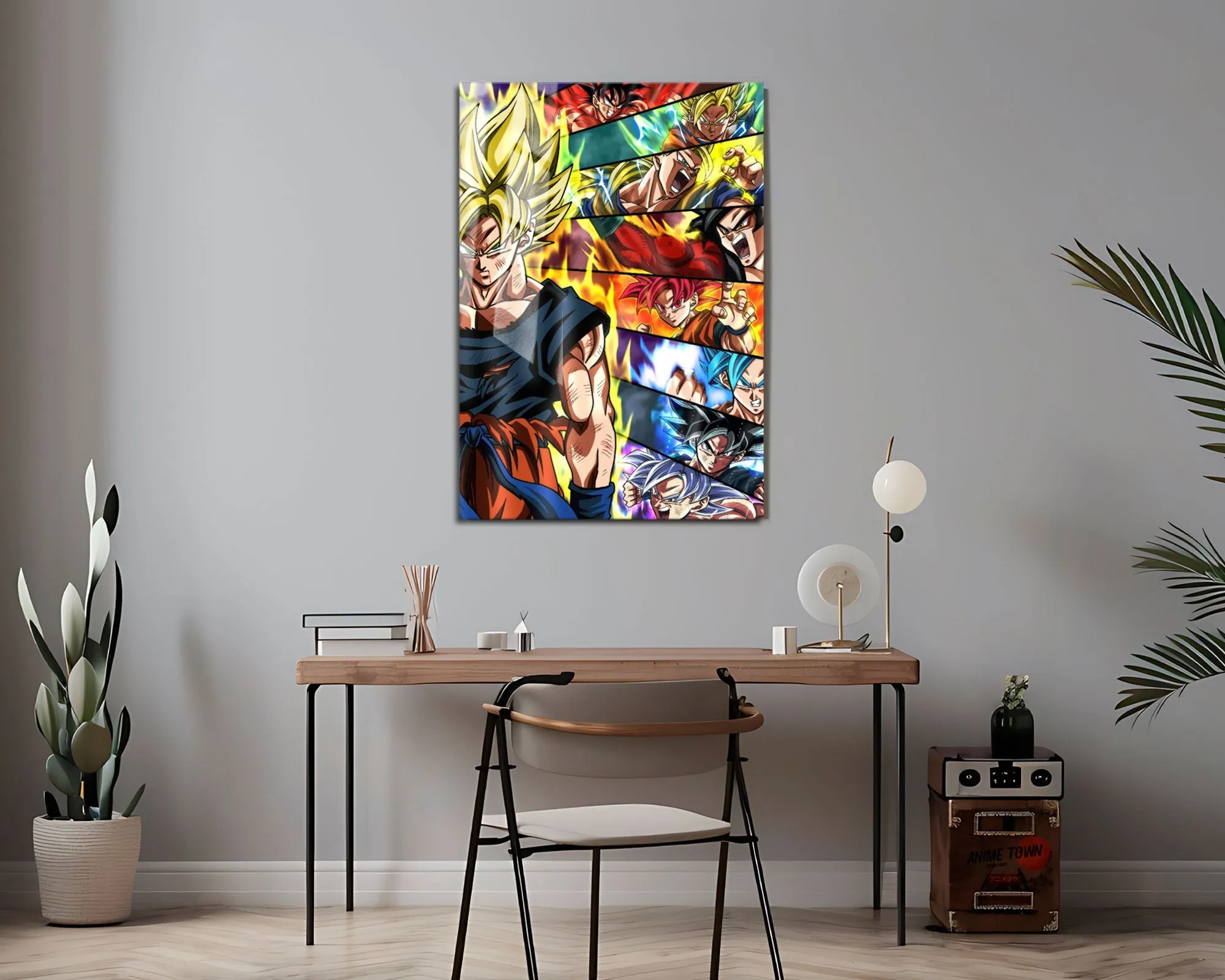 Dragon Ball Super Saiyan Forms Metal Poster