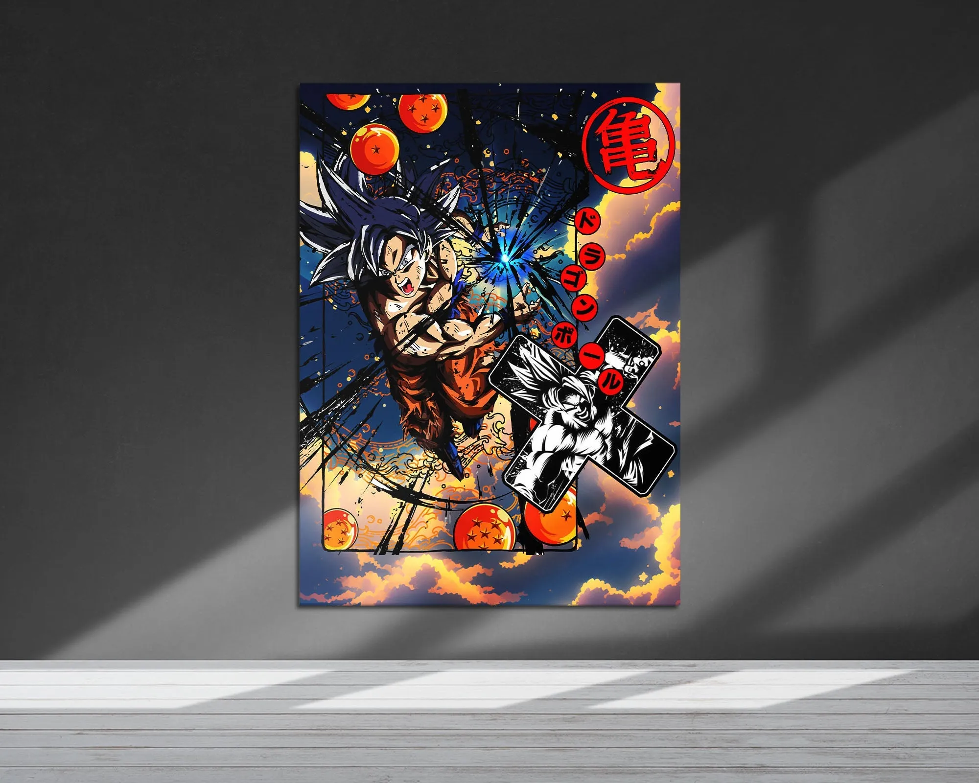 Dragon Ball Ultra Instinct Kamehameha Metal Poster