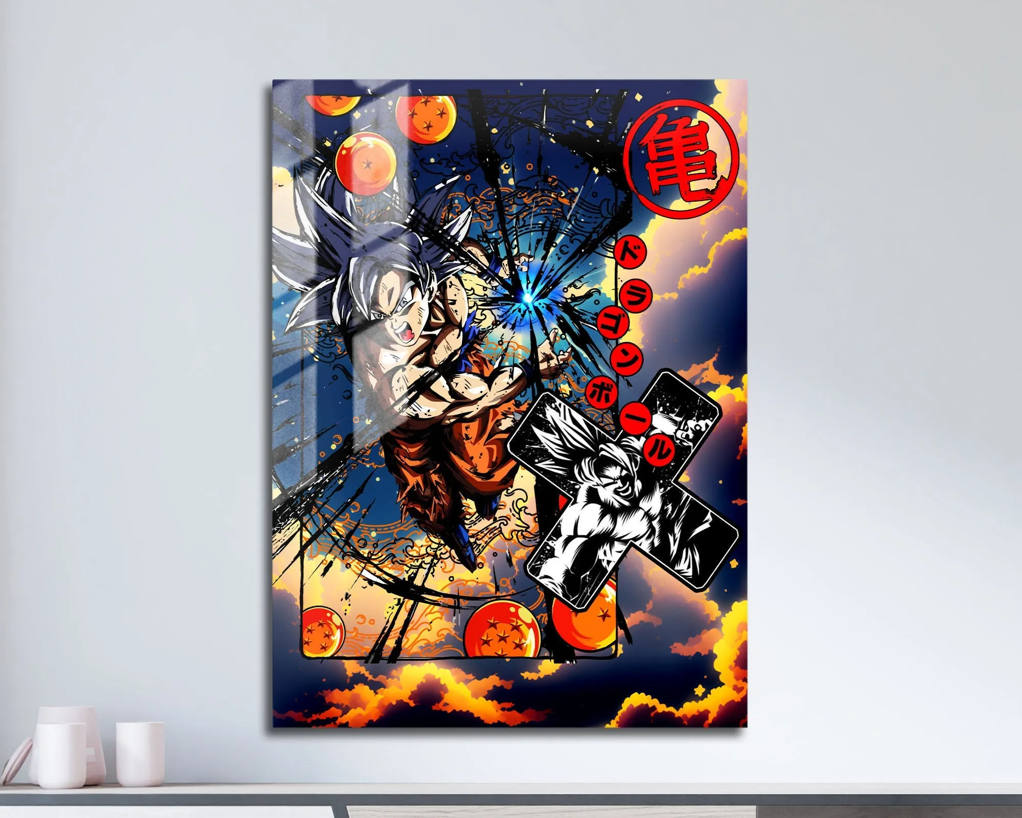 Dragon Ball Ultra Instinct Kamehameha Metal Poster