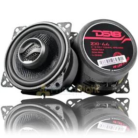 DS18 Elite 4" 2 Way Coaxial Speakers 150 Watts Max 4 Ohm ZXI Series ZXI-44 Pair