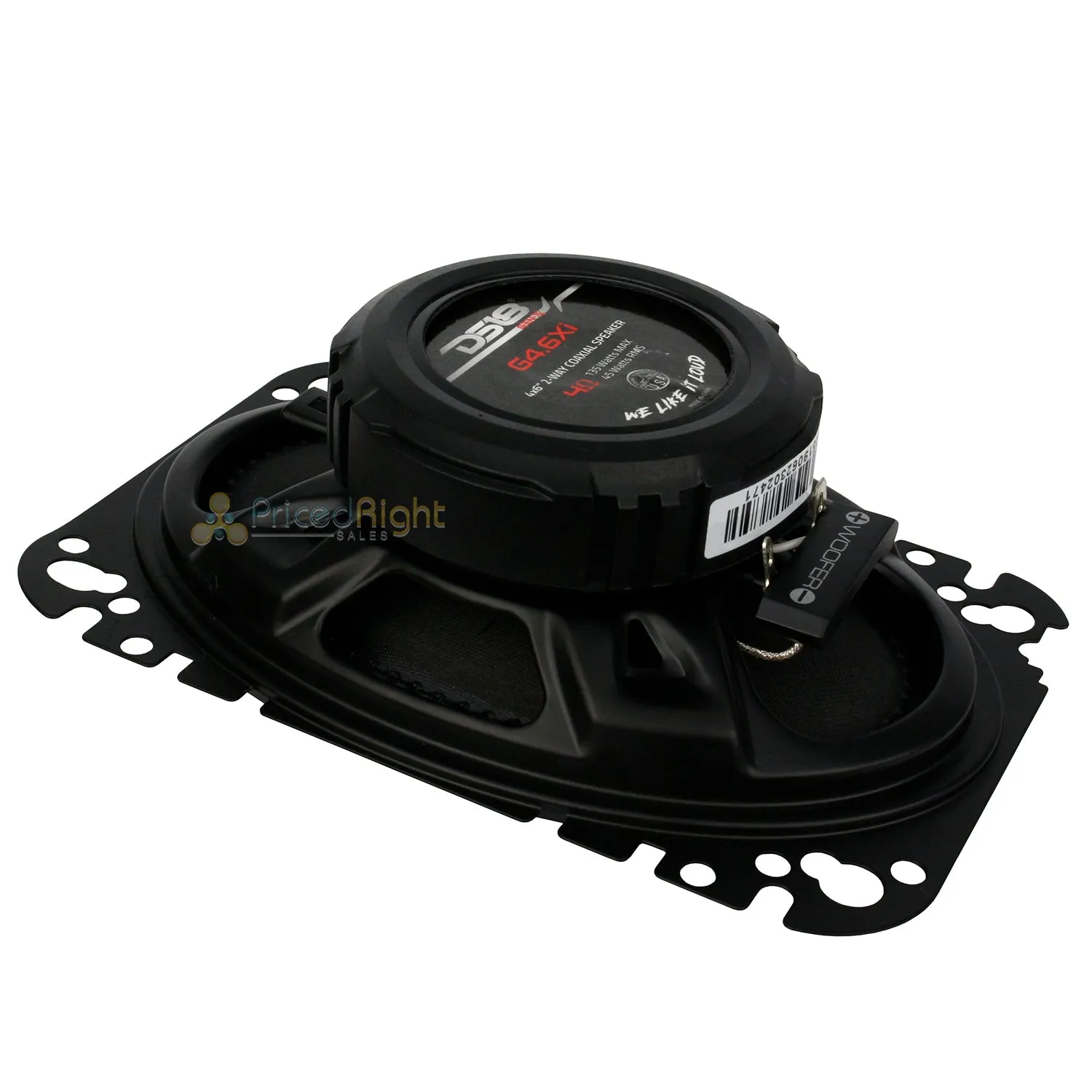 DS18 GEN-X 4x6" 2 Way Coaxial Speaker Pair 135W Max Power 45W RMS 4 Ohm G4.6XI