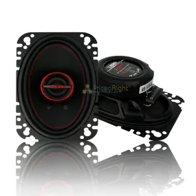 DS18 GEN-X 4x6" 2 Way Coaxial Speaker Pair 135W Max Power 45W RMS 4 Ohm G4.6XI