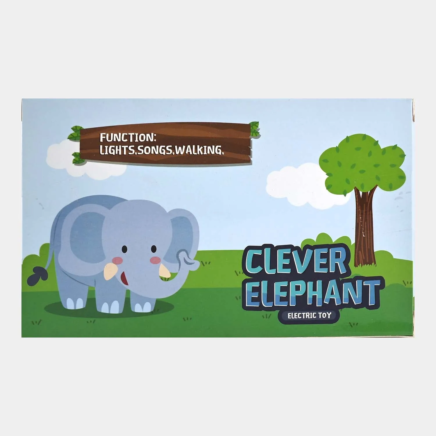 Electric Walking Elephant With Light & Music For Kids