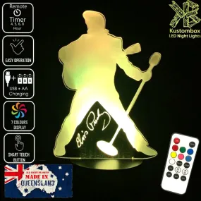 Elvis Presley The King 3D LED Night Light Lamp