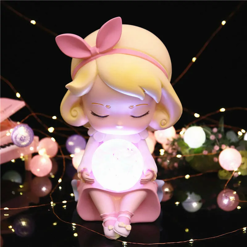 Fantasy Crystal Ball With Lamp  Resin Decoration