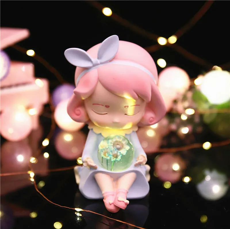 Fantasy Crystal Ball With Lamp  Resin Decoration