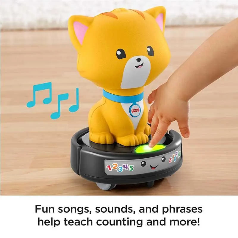 Fisher Price Laugh & Learn Crawl-After Cat On A Vac