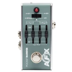 Fishman AFX Pocket Blender Mini A/B/Y and D.I. Guitar Effect Pedal