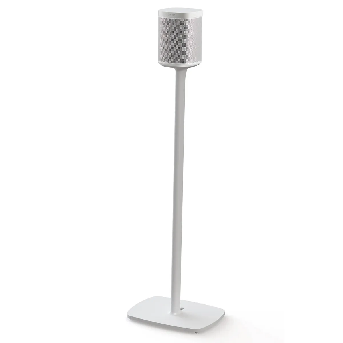 Flexson Fixed-Height Floor Stand for Sonos One - Each (White)