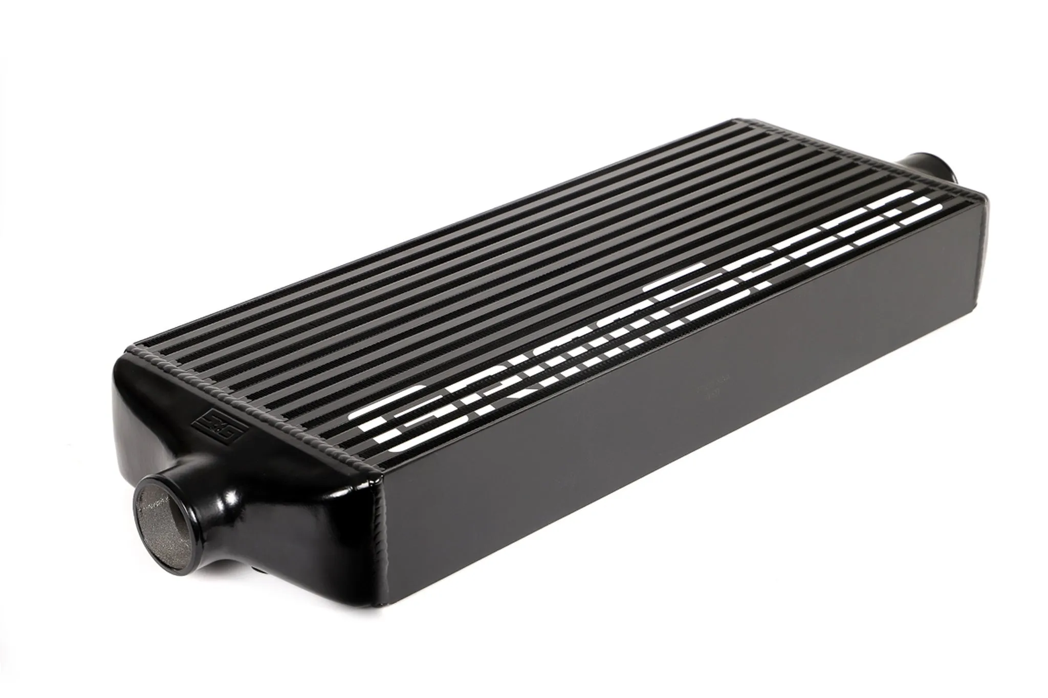 Front Mount Intercooler Kit BLACK Coated [Inc. Black Piping] - Subaru 15-21 WRX