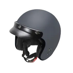 Garibaldi G02X Open Face Vintage Helmet - Matt Nardo Grey