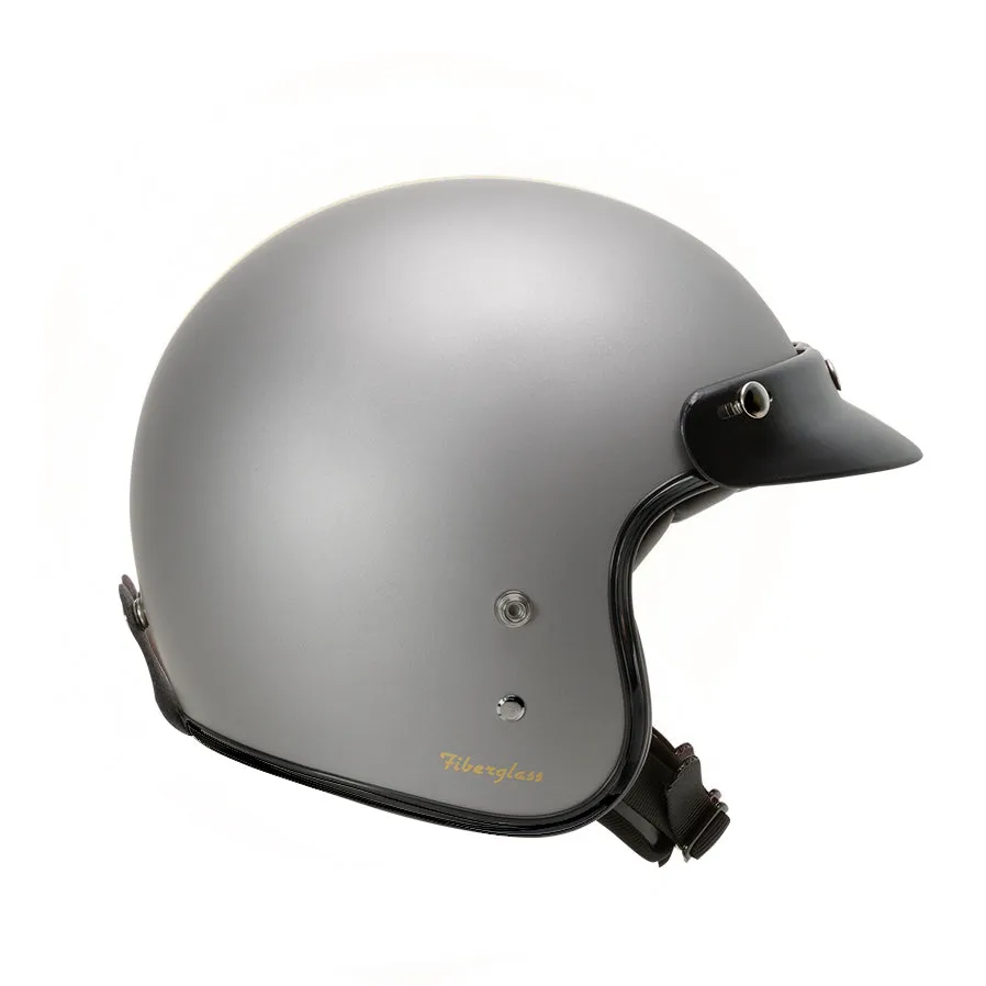 Garibaldi - Gari G02X Open Face Vintage Helmet - Matte Titanium