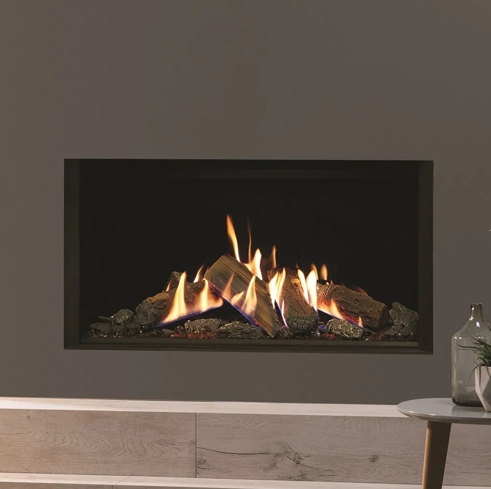 Gazco Reflex 105 Balanced Flue Gas Fire with Edge Frame