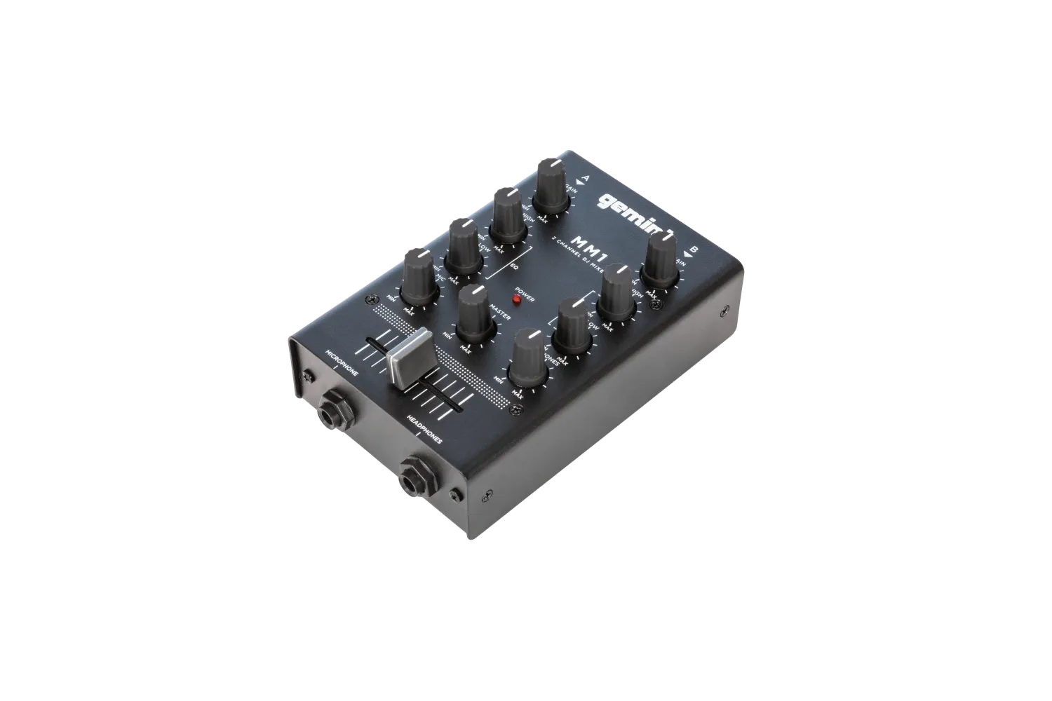 Gemini 2-Channel Pocket-Sized DJ Mixer