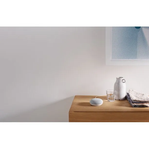 Google Nest Mini (2nd Generation) Smart Speaker - Chalk   Merkury Innovations Smart LED Strip Light