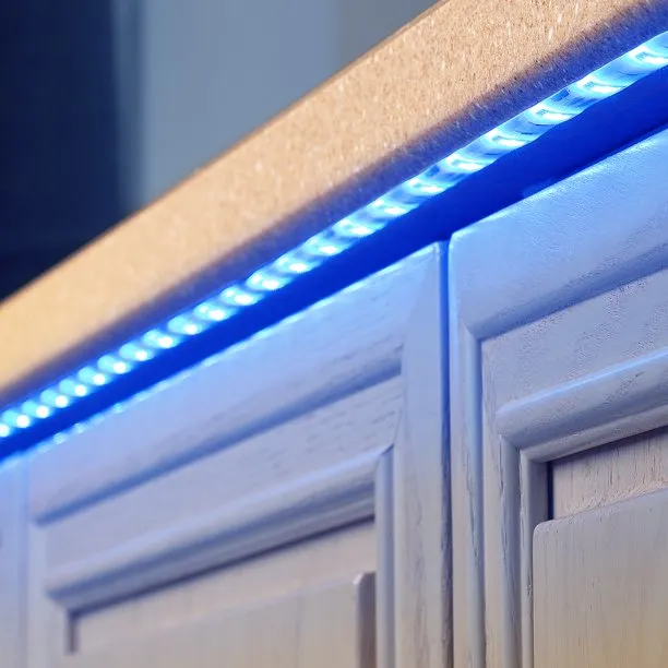 Google Nest Mini (2nd Generation) Smart Speaker - Chalk   Merkury Innovations Smart LED Strip Light