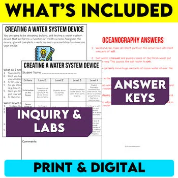 Grade 8 Science Water Systems Unit