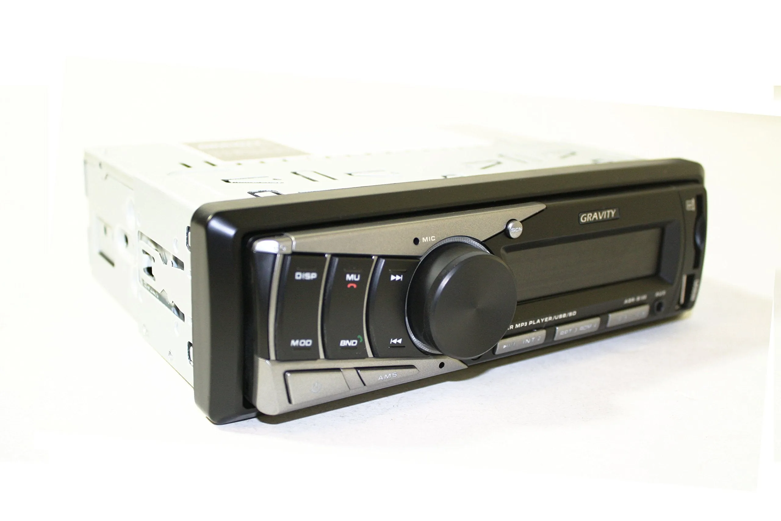 Gravity AGR-S100 Car Radio Entertainment System - Built-in Bluetooth/SD/USB/Front Aux - Mp3 Playable