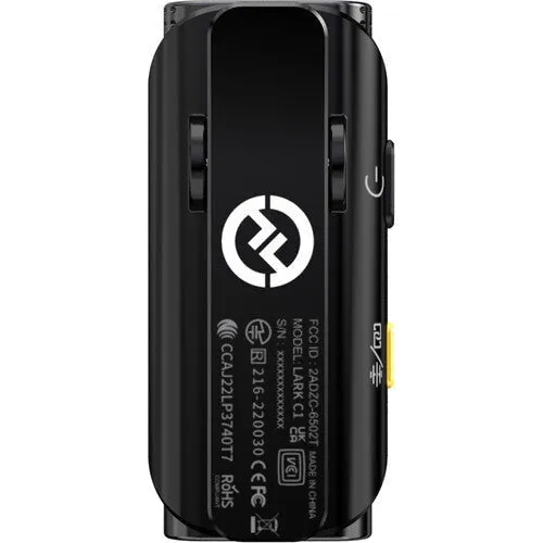 Hollyland Lark C1 Duo Black Wireless Microphone System (2 TX   1 RX) for Apple Devices