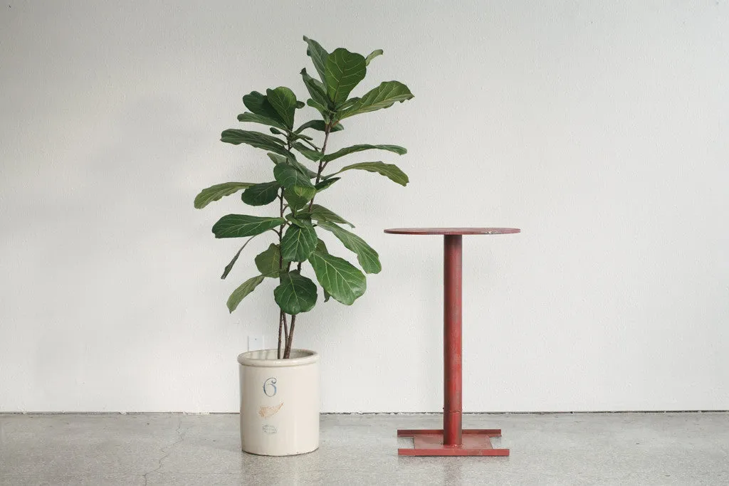 Industrial Pedestal Table