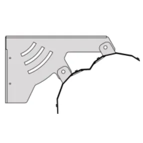 IR Energy 30 Degree Angle Non-Combustible Stainless Steel Wall Mount Bracket Kit ETSVWB12S