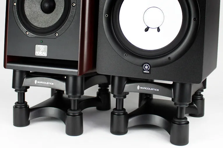 IsoAcoustics ISO-L8R200 Large Studio Monitor Speaker Isolation Stands - PAIR