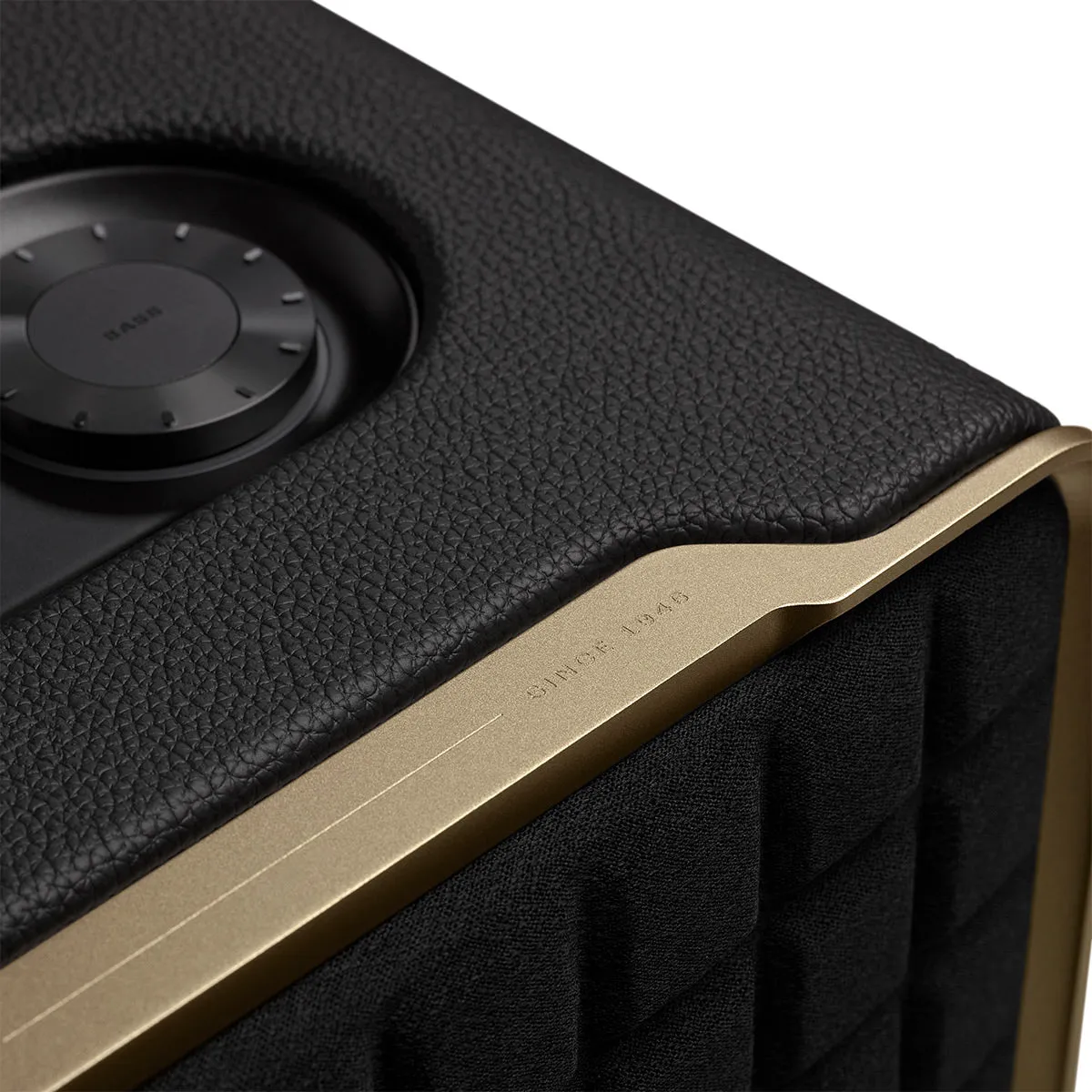 JBL Authentics 500 Wireless Bluetooth Speaker with Dolby Atmos Music (Black/Gold)