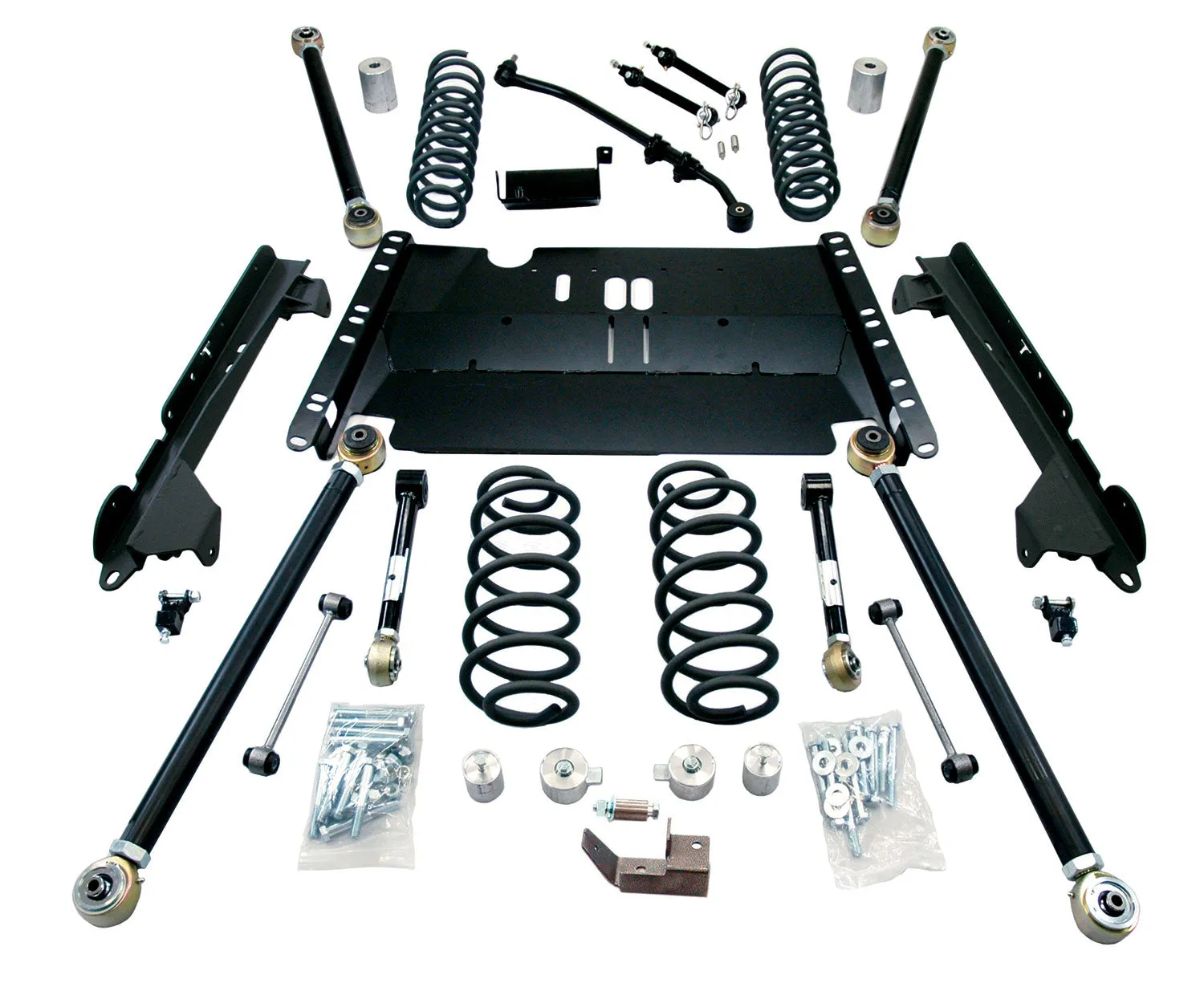 Jeep LJ Unlimited 3 Inch Enduro LCG Long Flexarm Suspension System No Shocks 97-06 Wrangler LJ TeraFlex