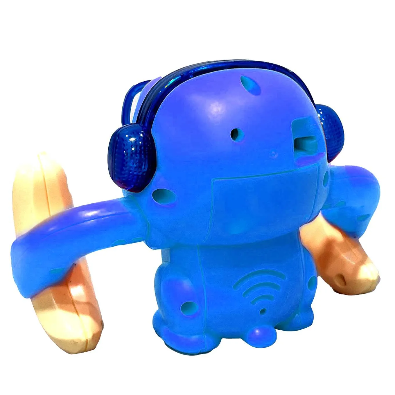 Jumping Chimp Battery Operated Toy with Lights & Music - 3 Years - Blue