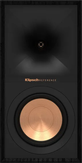 Klipsch - Reference Series 5-1/4" 340-Watt Passive 2-Way Bookshelf Speakers (Pair) - black
