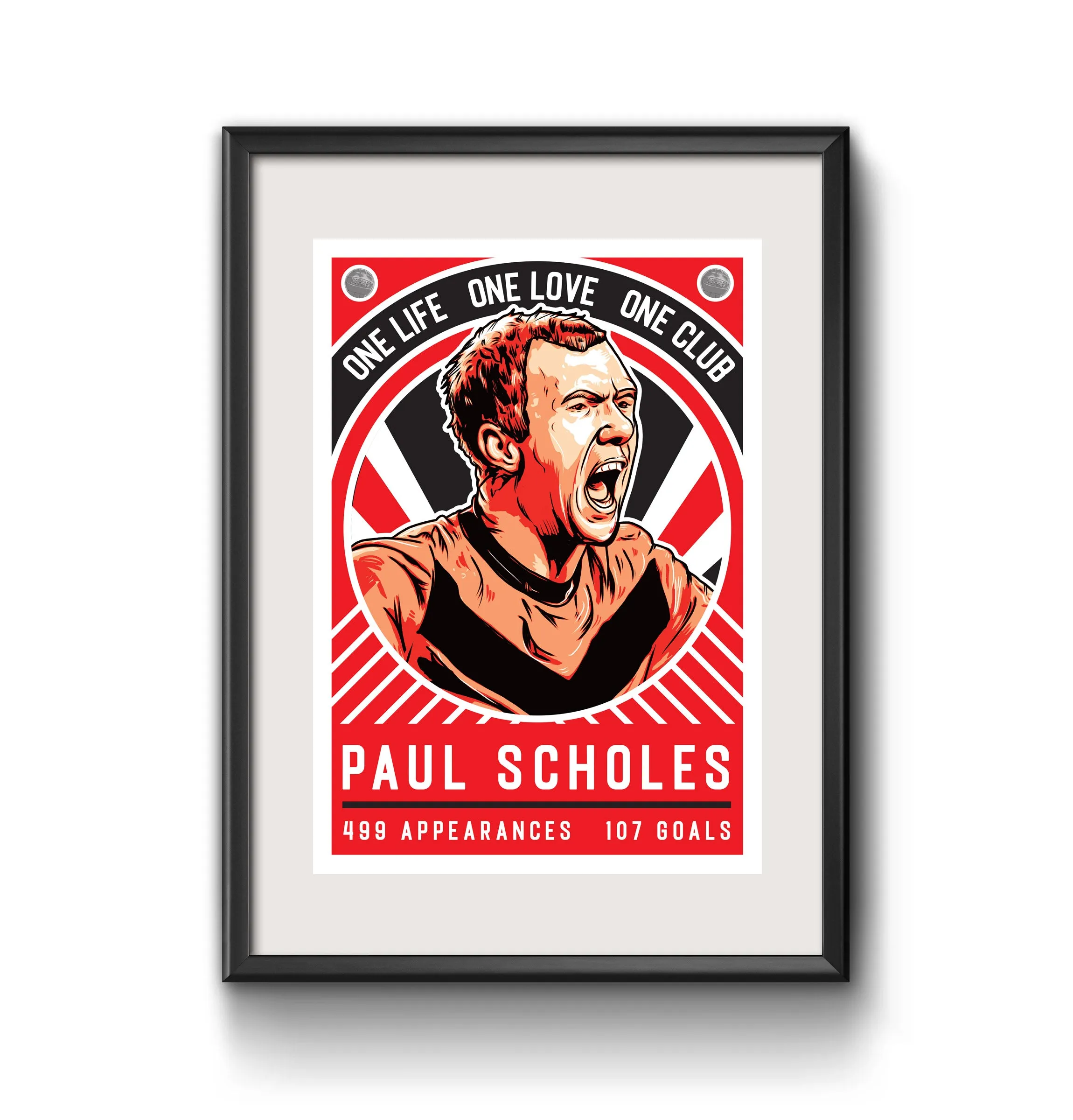Man U Paul Scholes Print