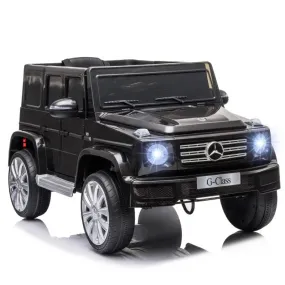 Maplin Plus Mercedes Benz G500 12V Electric Kids Ride On Toy Car with Remote Control, Music, Lights & Suspension for 3-8 Years
