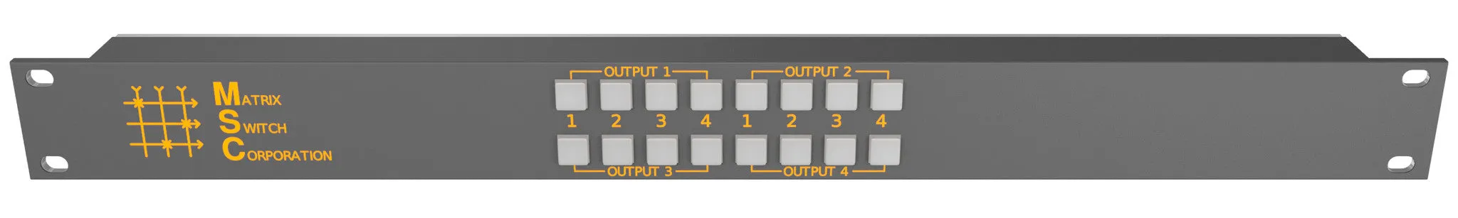 Matrix Switch MSC-CP16X16V 16x16 Veetronix Remote Button Panel