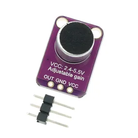 MAX4466 Microphone Amplifier with Adjustable Gain Module