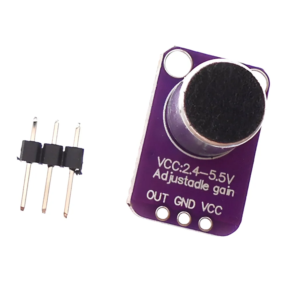 MAX4466 Microphone Amplifier with Adjustable Gain Module