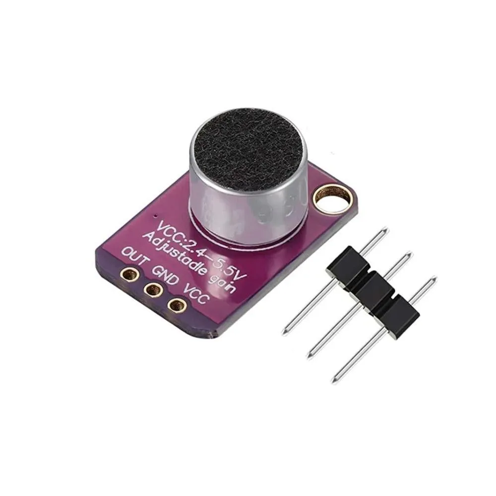 MAX4466 Microphone Amplifier with Adjustable Gain Module