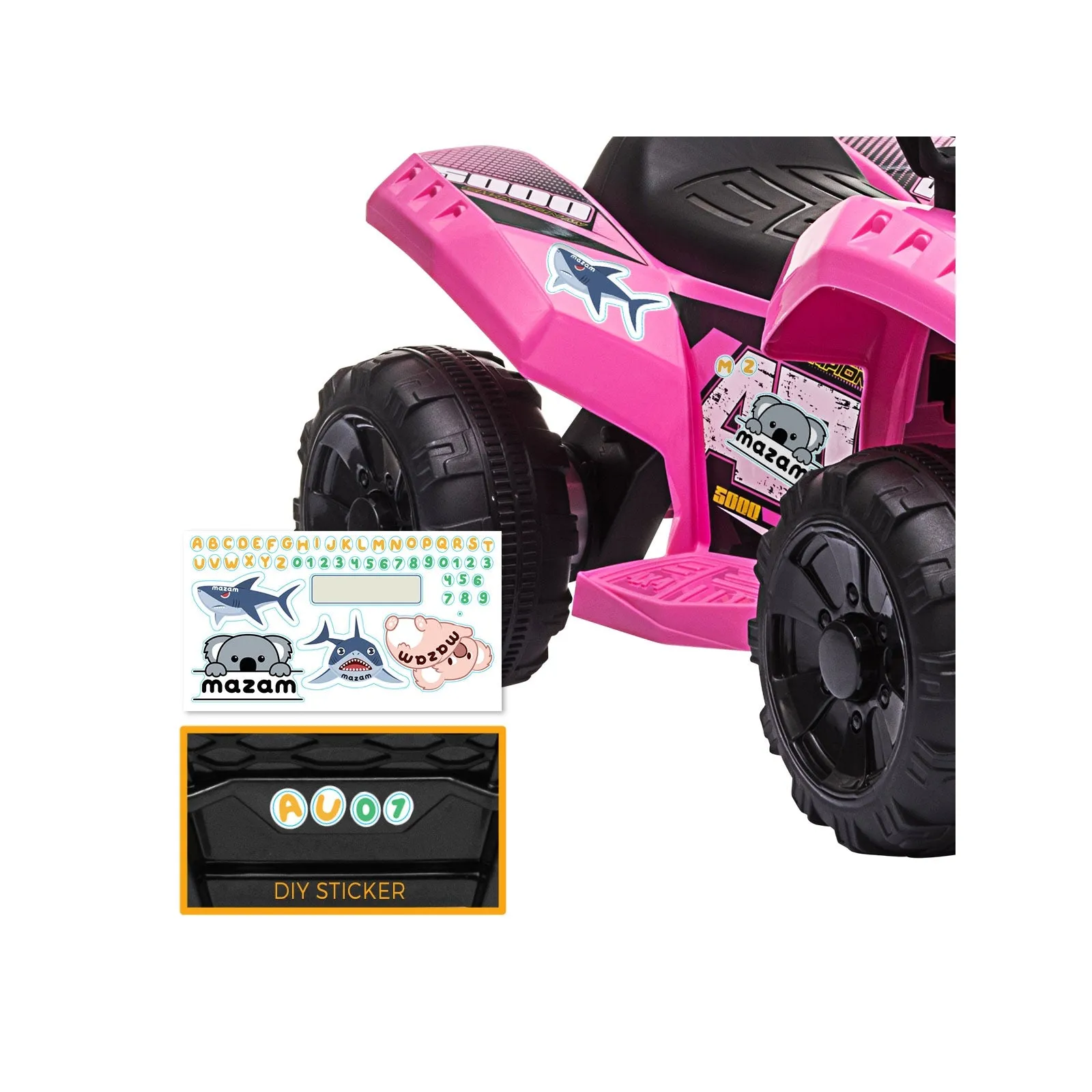 Mazam Kids Ride On Car Electric ATV Bike Vehicle Toy for Toddlers Rechargeable