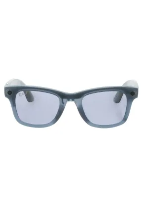 Meta Wayfarer Sunglasses - Matte Jeans