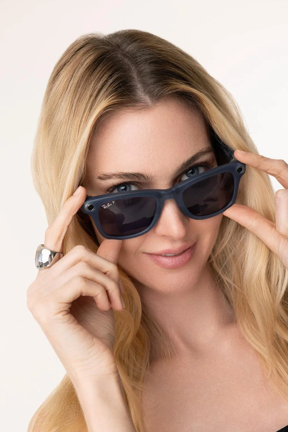 Meta Wayfarer Sunglasses - Matte Jeans