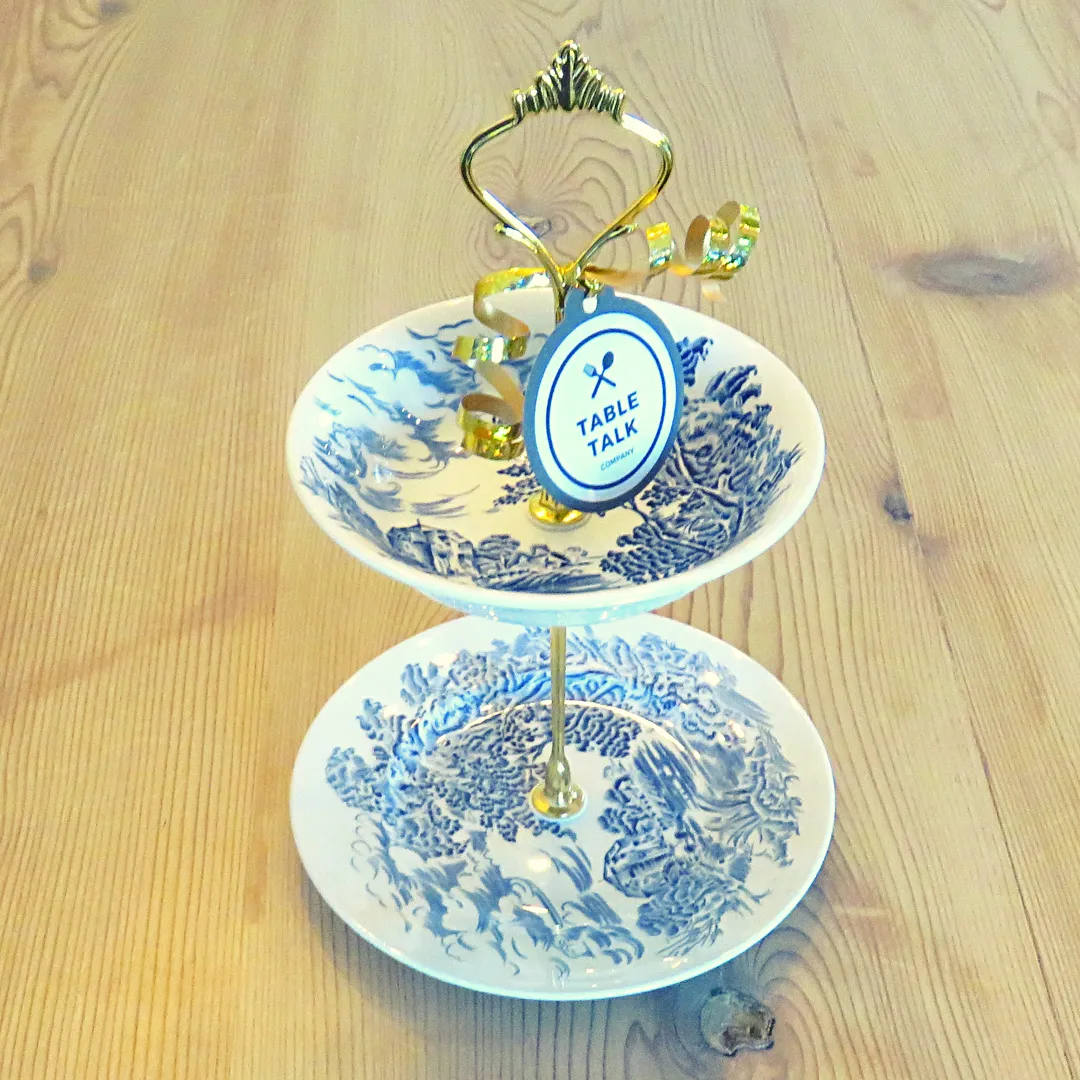 MINI BLUE PLATE STAND #04