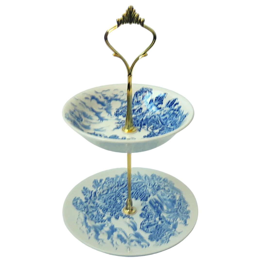 MINI BLUE PLATE STAND #04