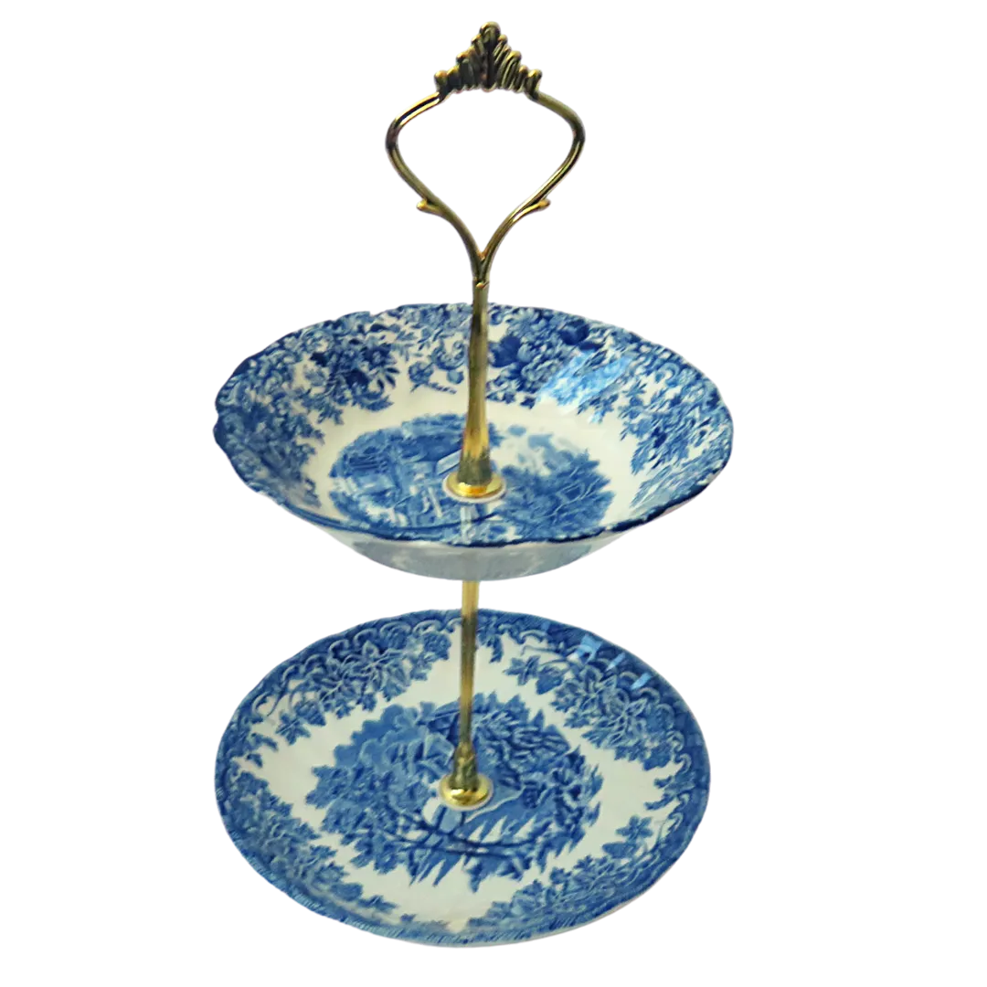 MINI BLUE PLATE STAND #05
