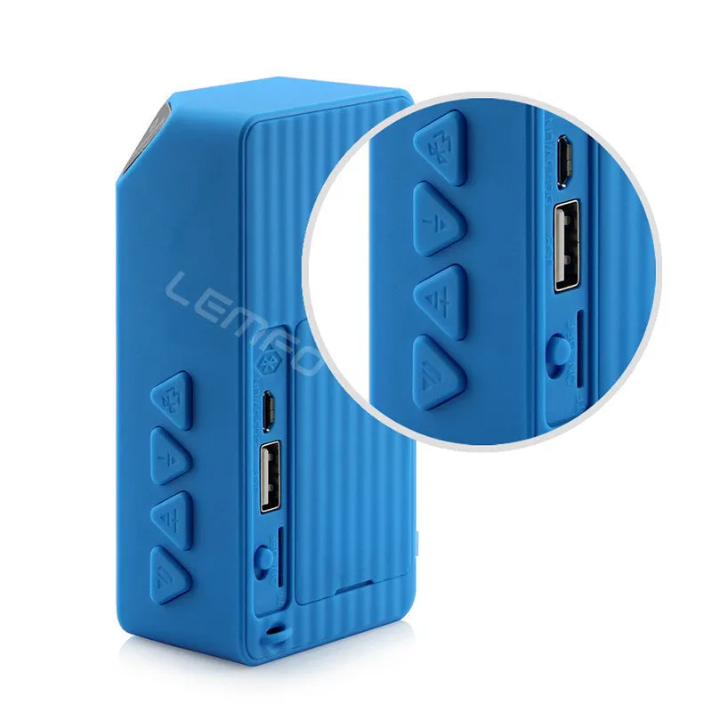Mini X3 Bluetooth Speaker Portable Wireless Handsfree TF FM Radio Built in Mic MP3 Subwoofer with Detachable Battery