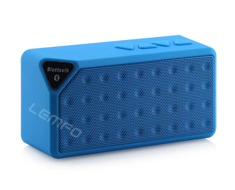 Mini X3 Bluetooth Speaker Portable Wireless Handsfree TF FM Radio Built in Mic MP3 Subwoofer with Detachable Battery