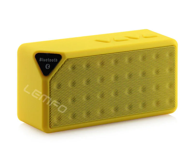Mini X3 Bluetooth Speaker Portable Wireless Handsfree TF FM Radio Built in Mic MP3 Subwoofer with Detachable Battery